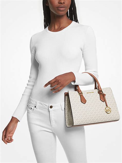 86646978 michael kors|Sheila Medium Logo Satchel .